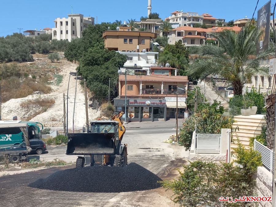 مشروع تعبيد مدخل وشوارع حي 